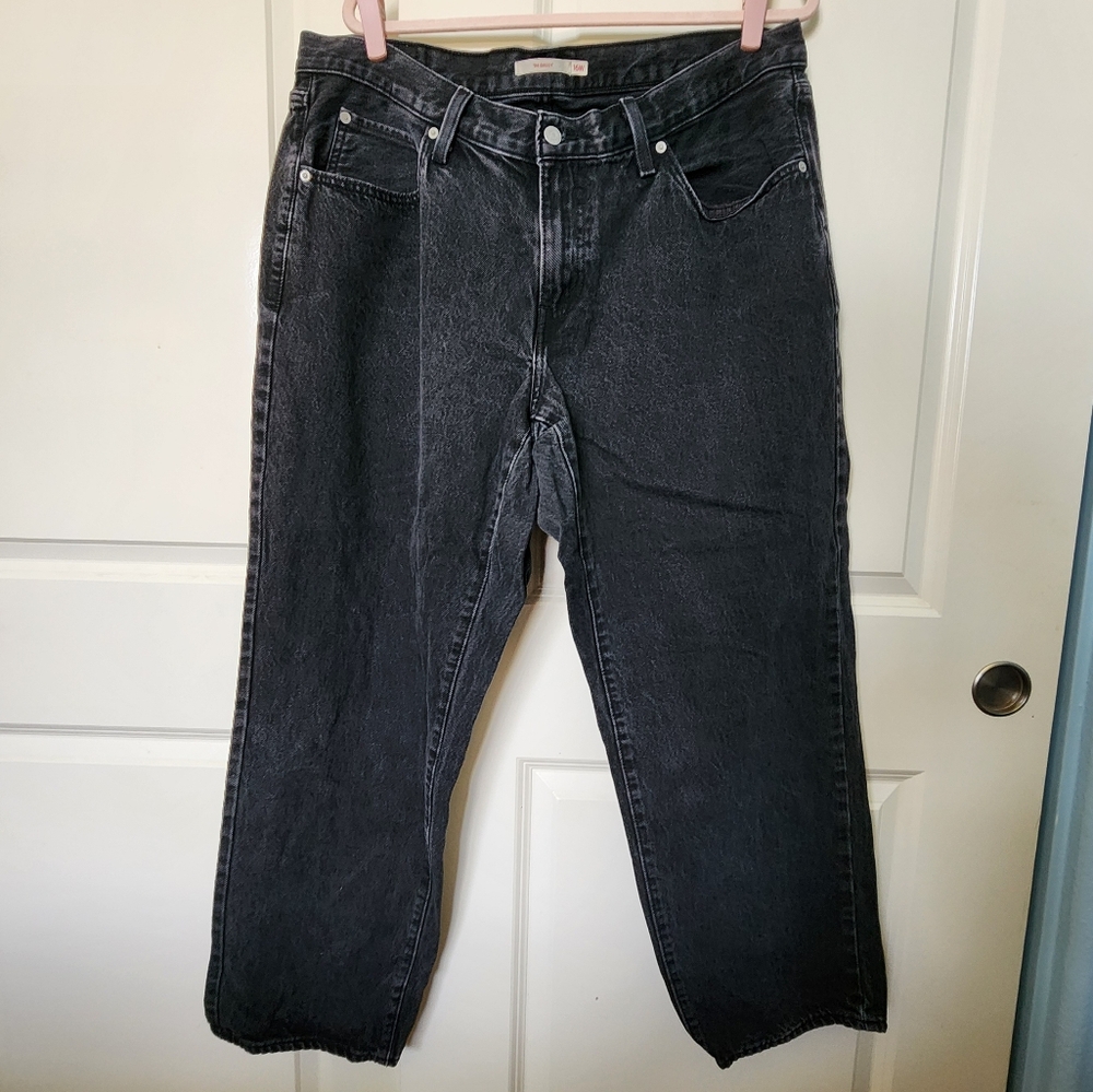 Levi's 94 Baggy Relaxed Fit Black Women's Jeans